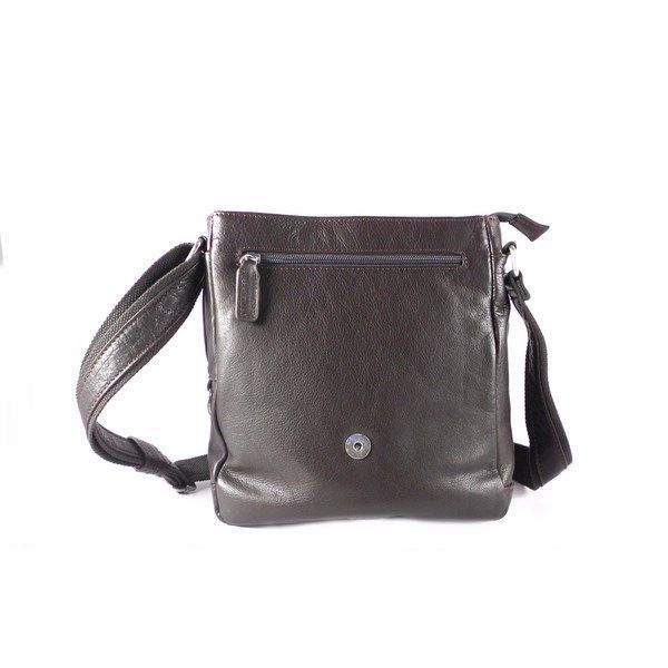 Bolso Bandolera hombre Matties en piel vacuno con solapa - Imagen 3