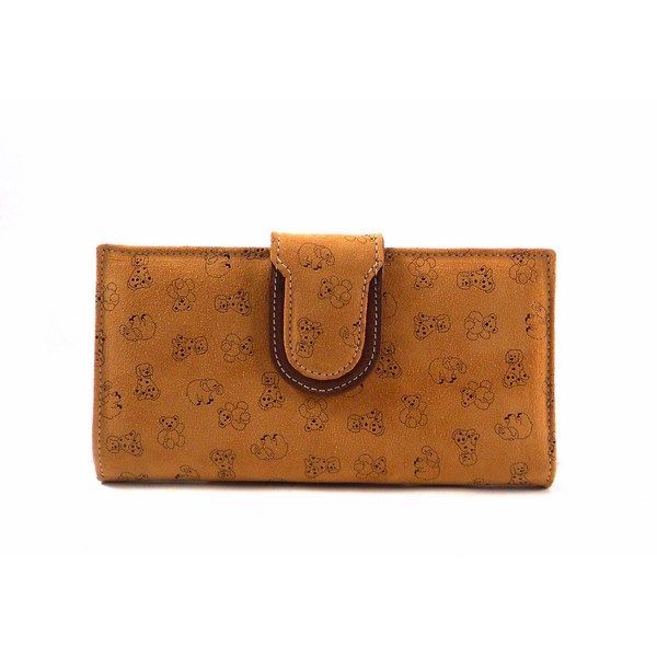Cartera de piel grande Nilo con estampado de animales para mujer - Imagen 2