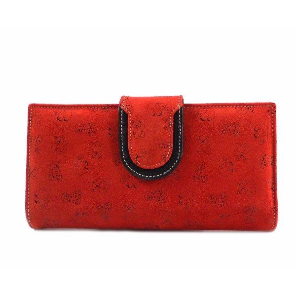 Cartera de piel grande Nilo con estampado de animales para mujer - Imagen 6