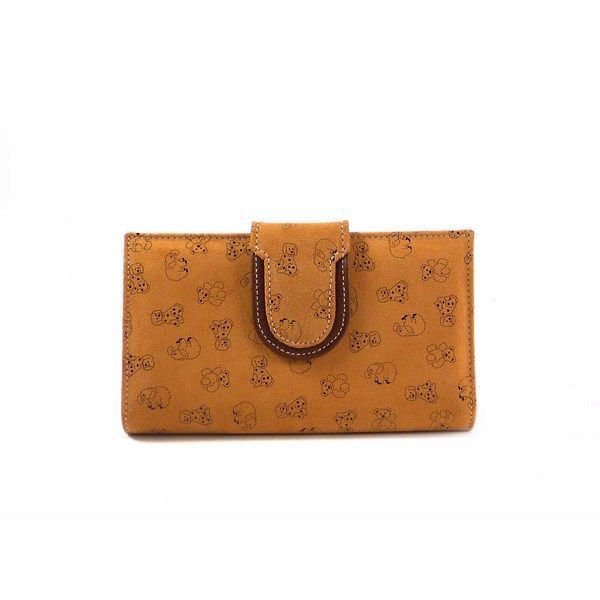 Cartera de piel mediana Nilo con estampado de animales para mujer - Imagen 6
