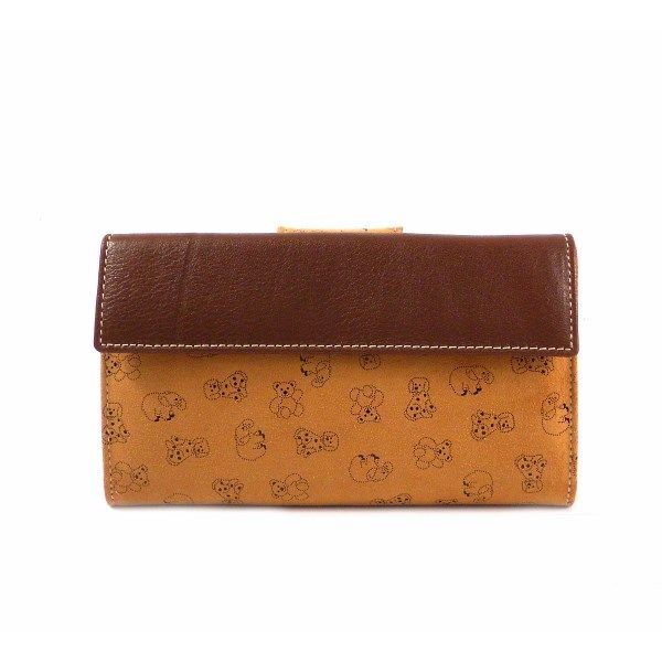 Cartera de piel mediana Nilo con estampado de animales para mujer - Imagen 7