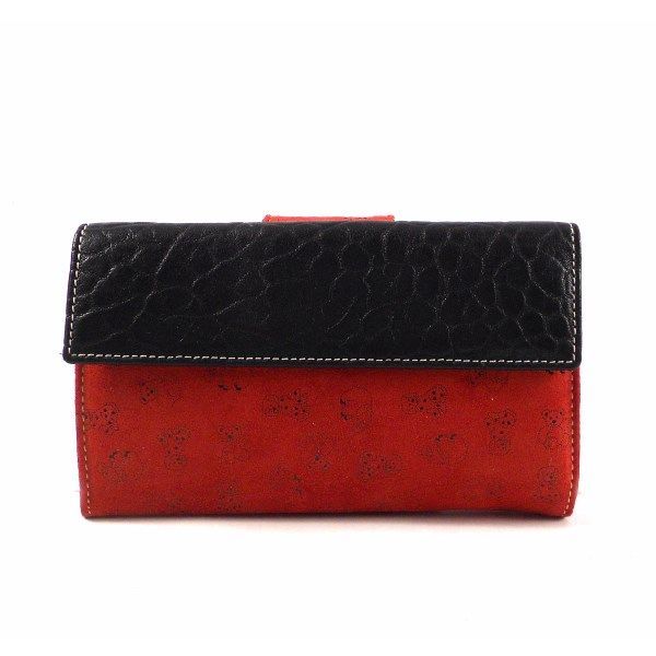 Cartera de piel mediana Nilo con estampado de animales para mujer - Imagen 3