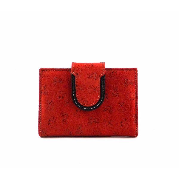Cartera de piel pequeña Nilo con estampado de animales para mujer - Imagen 6