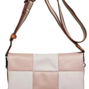 Bolso ROBERT PIETRI · ARLEQUÍN · Banderola en Piel y Ajustable · Bicolor