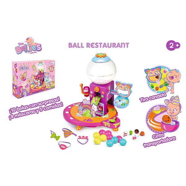 FAMOSA – The Bellies Ball Restaurante – Playset interactivo Famosa para niñas y niños - Imagen 6