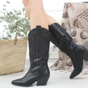 Bota cobwoy en suave poli piel,refY86