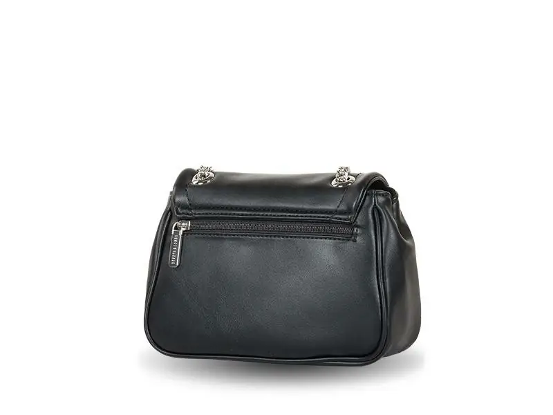 Bolso DEVOTA & LOMBA · Bandolera con Cadena · Color Negro - Imagen 3