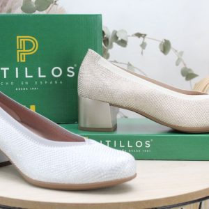 Salón Pitillos en piel grabada y elastico frontal,ref11130