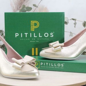 Salón Pitillos todo en piel con adorno lazo, ref11191