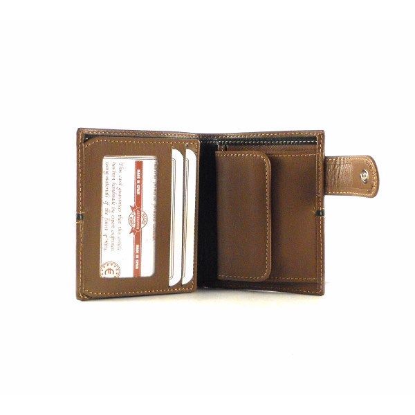 Cartera piel hombre con broche Nilo y monedero interno - Imagen 9