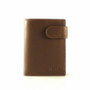 Cartera de piel de calidad Nilo para hombre con cierre y monedero interior