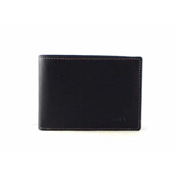Cartera de piel para hombre Nilo con cierre y monedero de forma horizontal