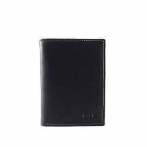 Cartera piel hombre cerrada con broche con monedero de cremallera