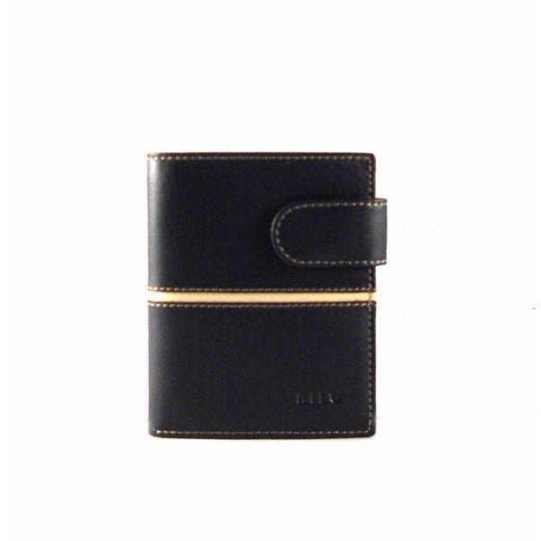 Cartera piel hombre con broche Nilo y monedero interno