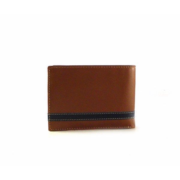 Cartera billetera piel hombre tipo americana con monedero sin broche Nilo - Imagen 8