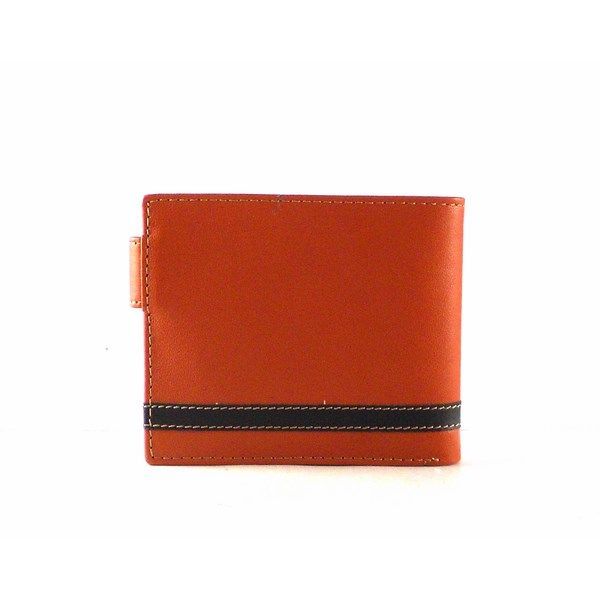 Cartera americana para hombre de piel con broche Nilo - Imagen 3