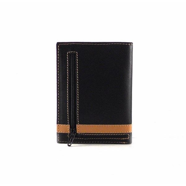 Cartera hombre sencilla con billetero y tarjetero en piel Nilo - Imagen 3