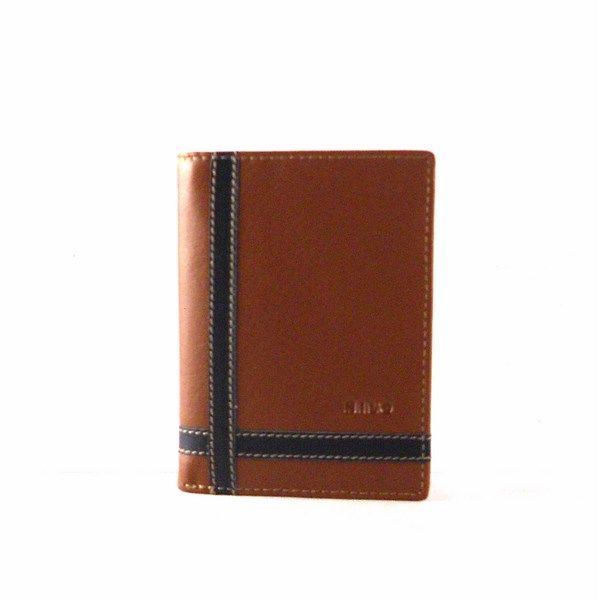 Cartera hombre sencilla con billetero y tarjetero en piel Nilo - Imagen 6