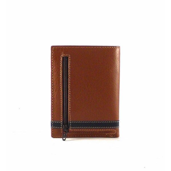 Cartera hombre sencilla con billetero y tarjetero en piel Nilo - Imagen 7