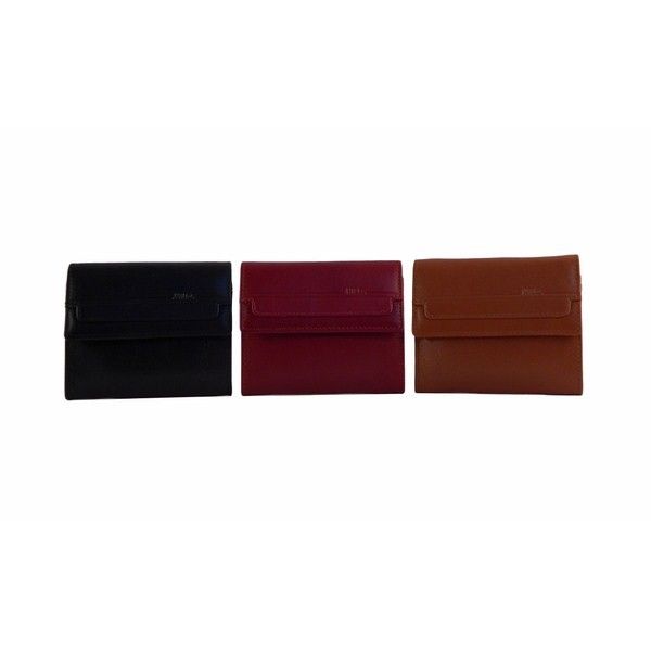 Monedero de piel disponible en tres colores