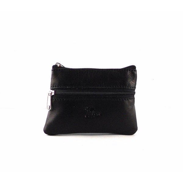 Monedero de cremalleras en piel unisex - Imagen 2
