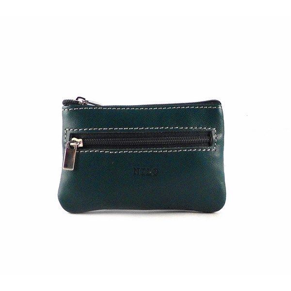 Monedero de cremallera unisex en piel - Imagen 8