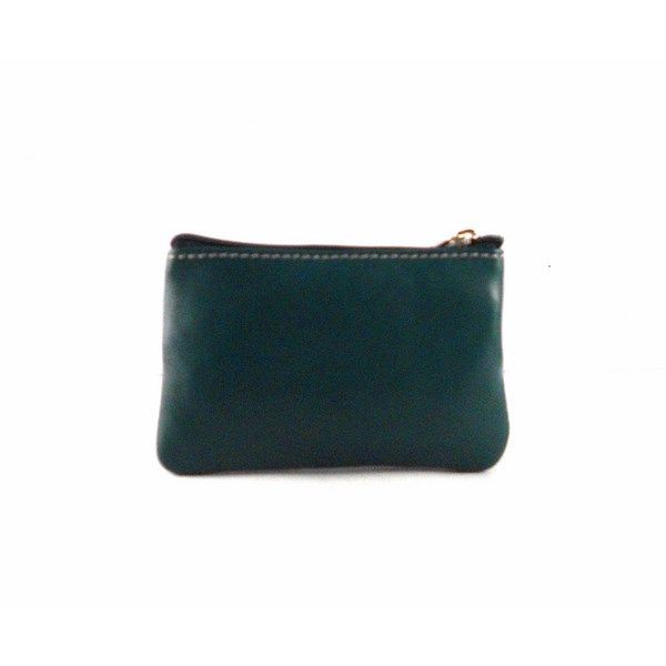Monedero de cremallera unisex en piel - Imagen 9