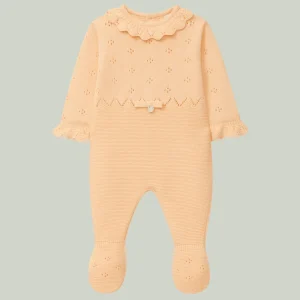 Pelele tricot naranja recién nacido | Dr. Kid by Charanga