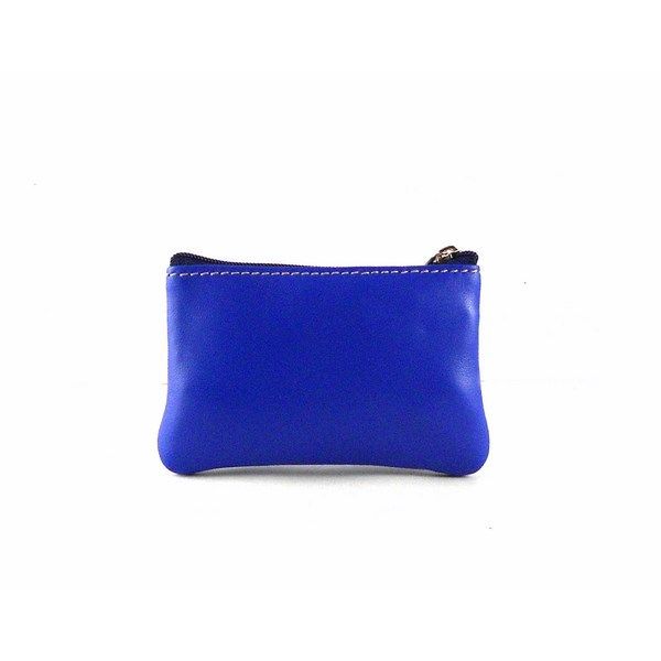 Monedero de cremallera unisex en piel - Imagen 3