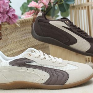 Sneakers en suave antelina,con piso basico,refH95