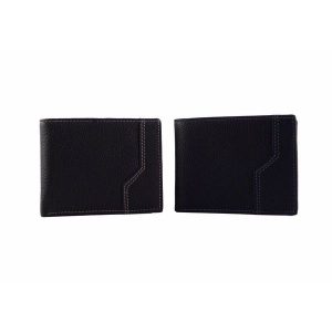 Cartera de piel para hombre tipo americano de piel rugosa
