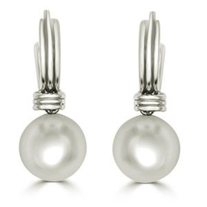 Pendientes Perla Tahití
