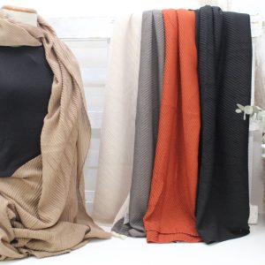 Pashmina plisada para mujer suave y ligera,ref355