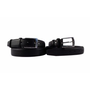 Cinturón para hombre en piel en color marrón oscuro