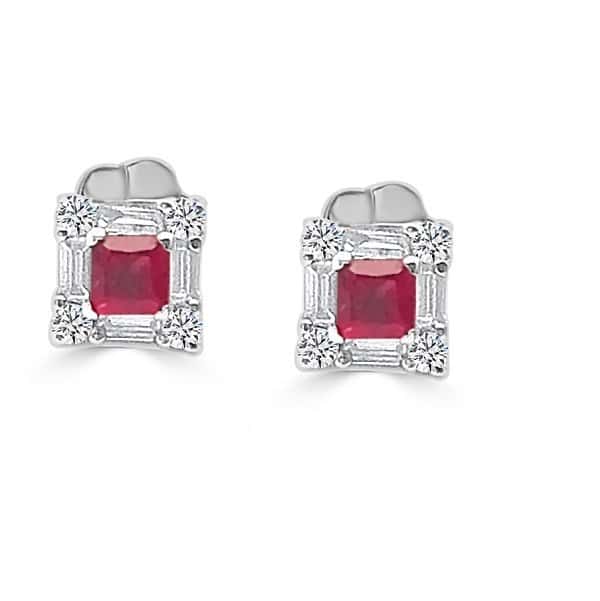 Pendientes Rosé 1.12cts - Imagen 3
