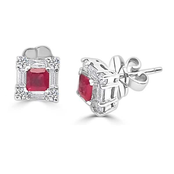 Pendientes Rosé 1.12cts - Imagen 2