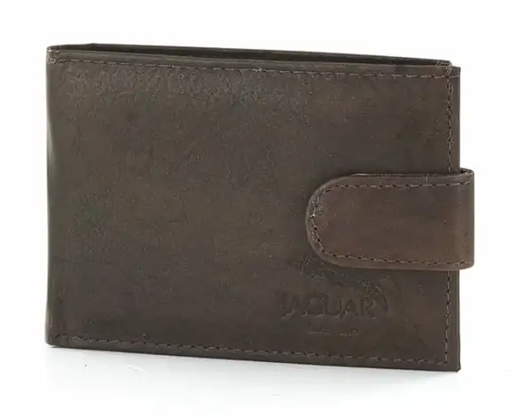 Cartera JAGUAR · Billetero Tarjetero con monedero · En Piel Vacuno · Formato americano · 4 Tarjetas - Imagen 2