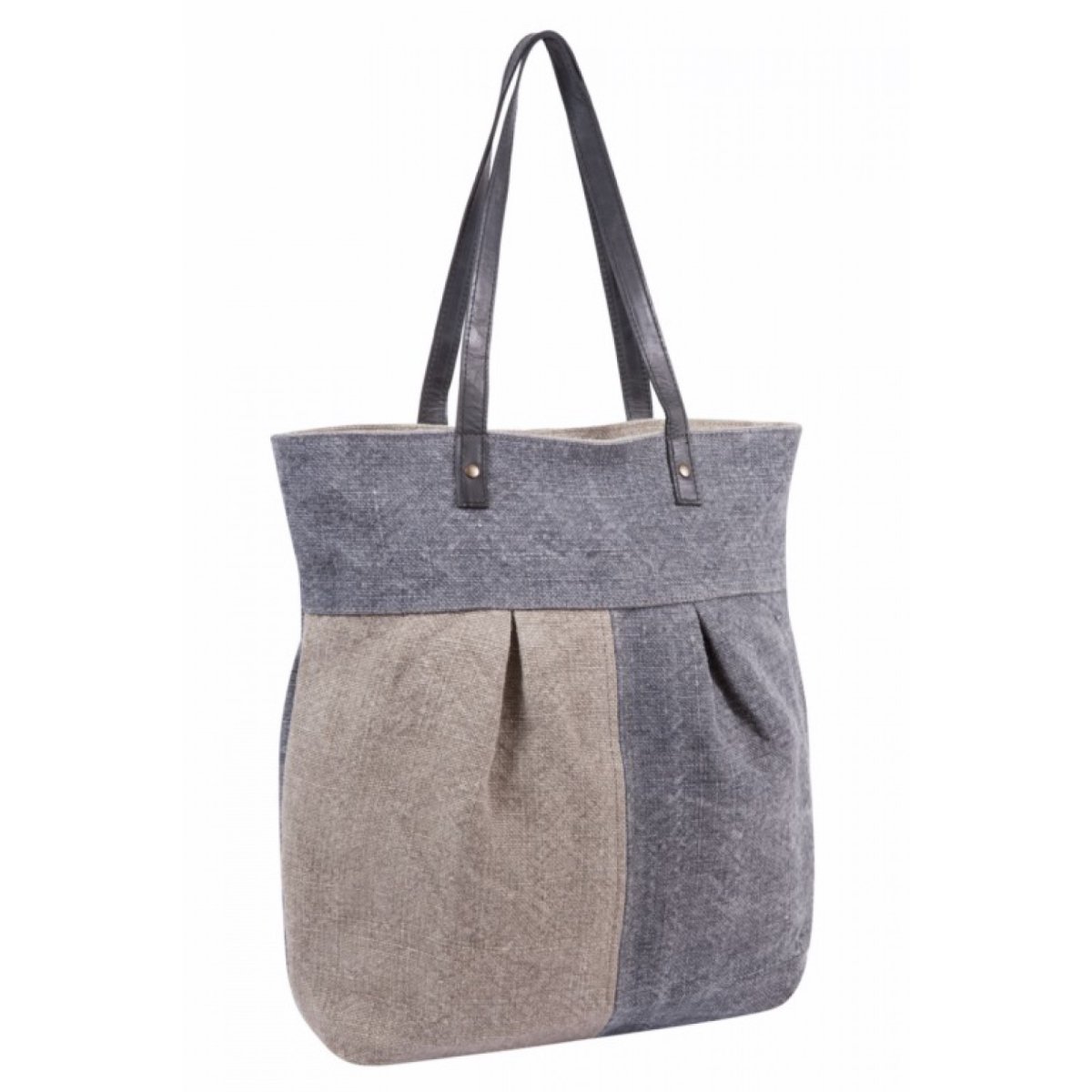 Bolso shopper de lino - Imagen 4