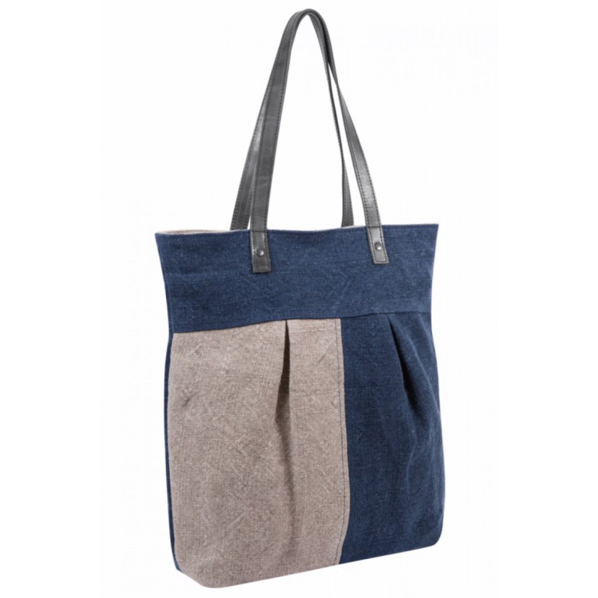Bolso shopper de lino - Imagen 6