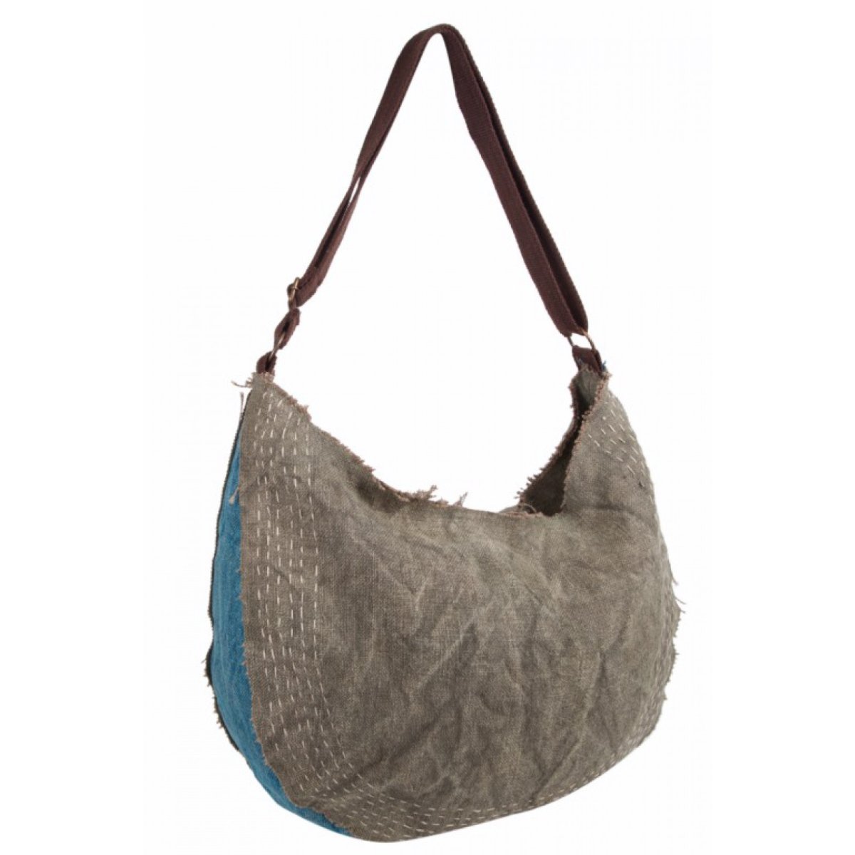 Bolso hobo de lino - Imagen 5