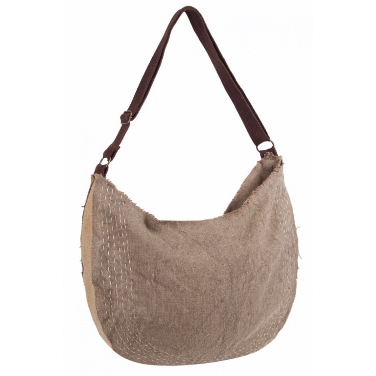 Bolso hobo de lino - Imagen 6