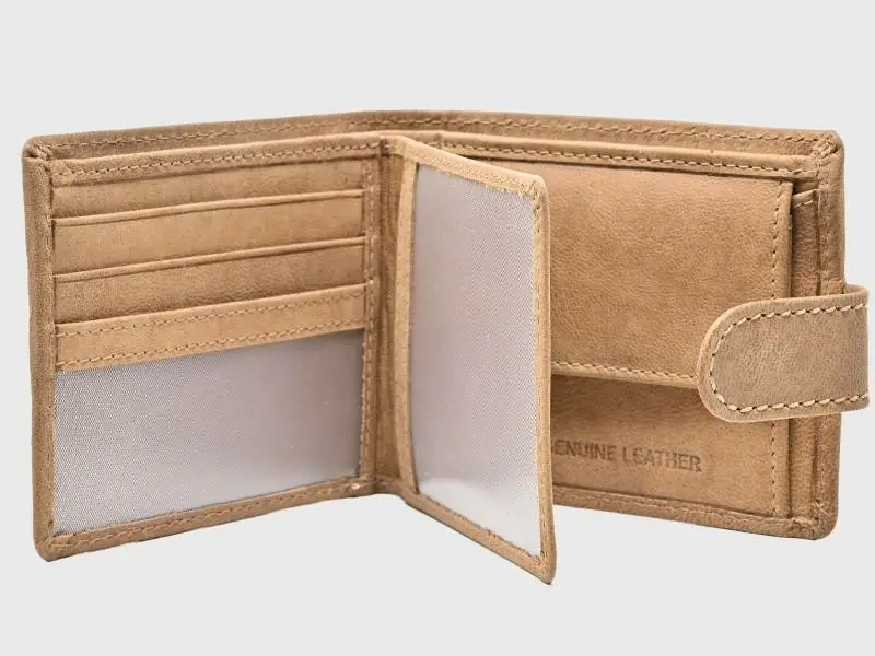 Cartera JAGUAR · Billetero Tarjetero con monedero · En Piel Ovino · Sistema RFID · 9 Tarjetas - Imagen 4