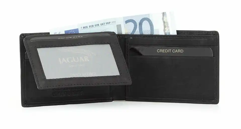 Cartera JAGUAR · Billetero Tarjetero sin monedero · En Piel Vacuno · Sistema RFID · 8 Tarjetas - Imagen 3