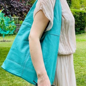 Bolso hobo de piel