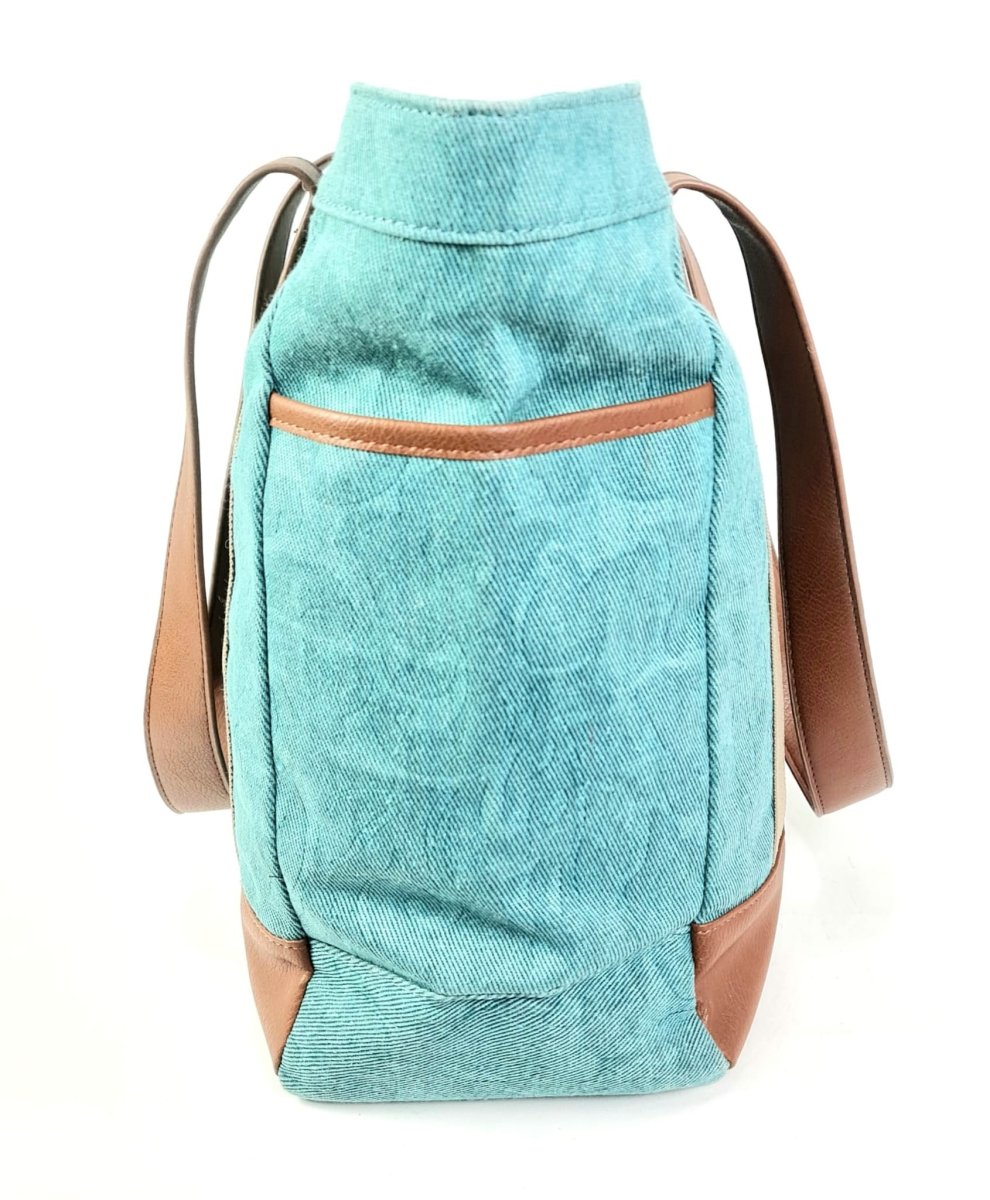 Bolso shopper con asas de polipiel - Imagen 5