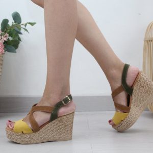 Sandalia Nacional toda en piel y planta de gel,¡Top Ventas! ref1957