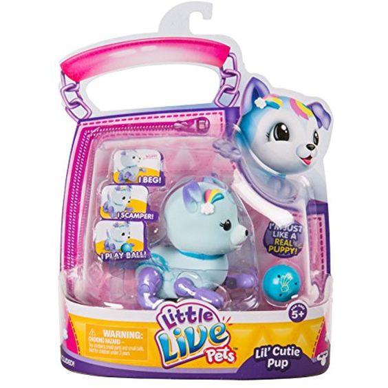 LITTLE LIVE PETS – Perrito Interactivo Niños Juguete Mascota Starbow Azu Lil´ Cutie Pup Starbow - Imagen 2