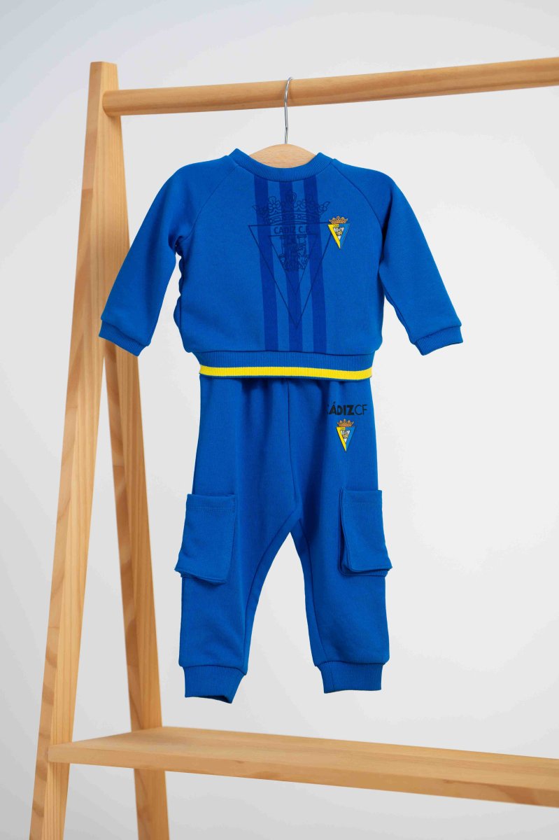 Sudadera azul de bebé - Cádiz CF - Imagen 4