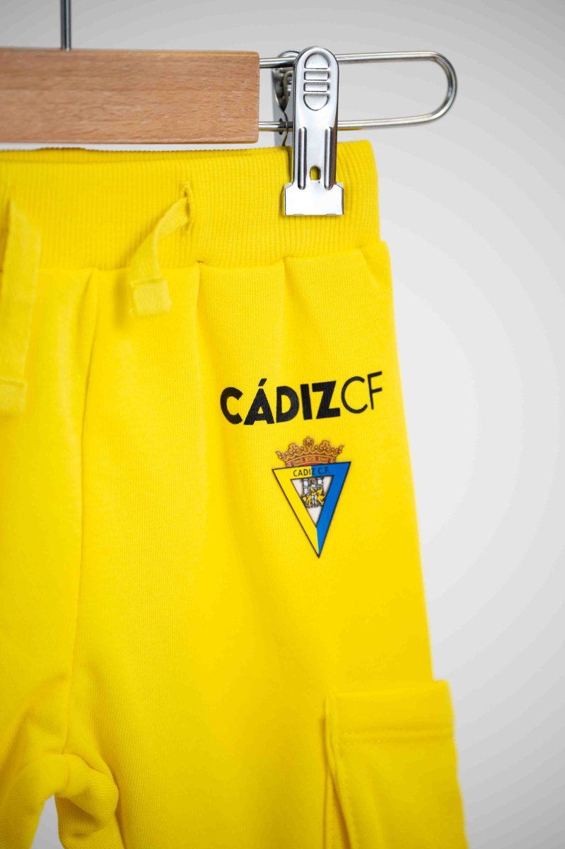 Pantalón cargo amarillo bebé - Cádiz CF - Imagen 3