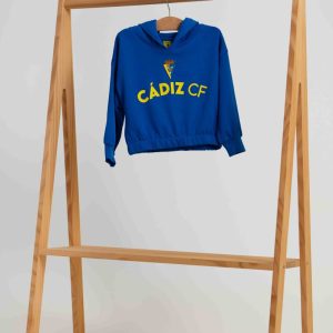Sudadera azul con capucha - Cádiz CF